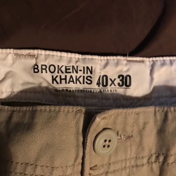Old Navy Khakis 40x30 - Picture 2 of 3